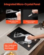 1800W 2 Burner Induction Cooktop Electric Countertop Burner Knob Control - Image 5