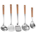 Stainless Steel Spatula Perforated Ladle Meal Spoon Stir-fry - Image 5