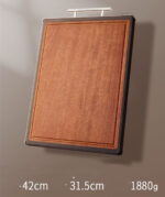 German Cutting Board Solid Wood Ebony Imported Cutting Board Double-Sided Sticky Board Accounting For Household Antibacterial And Mildew-Proof Cutting Board Cutting Board - Image 2