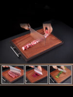 German Cutting Board Solid Wood Ebony Imported Cutting Board Double-Sided Sticky Board Accounting For Household Antibacterial And Mildew-Proof Cutting Board Cutting Board - Image 5
