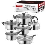 Stainless Steel Pot Set Pot Milk Pot Soup Pot Frying Pan With Kettle - Image 5