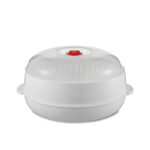 Microwave Oven Special Steamer Heating Vessel Round - Image 6