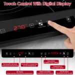 1Pc 4000W Induction Cooktop Portable Double Induction Cooker Electric Dual Burner Stove Countertop Hot Plate With 9 Power 9 Temperature 3H Timer - Image 8