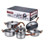 Stainless Steel Pot Set Pot Milk Pot Soup Pot Frying Pan With Kettle - Image 6