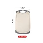 Wheat Straw Cutting Board Double-sided Cutting Board Three-piece Cutting Board - Image 5
