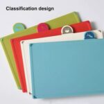 4-piece Cutting Board Set With Anti-slip Index And Support - Image 6