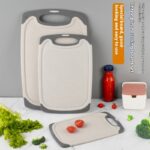 Wheat Straw Cutting Board Double-sided Cutting Board Three-piece Cutting Board - Image 2