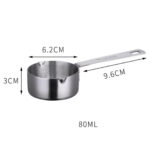 Kitchen Baking Measuring Spoons Silver Gray Ladle Pots And Pans - Image 5