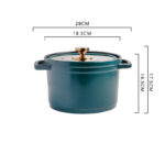 Nordic Ceramic Large-capacity Color Glaze Porridge Chicken Stock Pot - Image 10