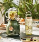 Retro Juicer Home Multifunctional Food Complementary Food Blender Juicer - Image 2