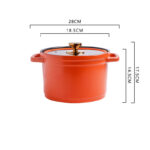 Nordic Ceramic Large-capacity Color Glaze Porridge Chicken Stock Pot - Image 5