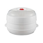 Microwave Oven Special Steamer Heating Vessel Round - Image 7