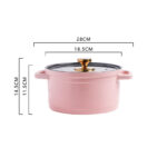 Nordic Ceramic Large-capacity Color Glaze Porridge Chicken Stock Pot - Image 9