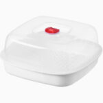 Microwave Oven Special Steamer Heating Vessel Round - Image 8