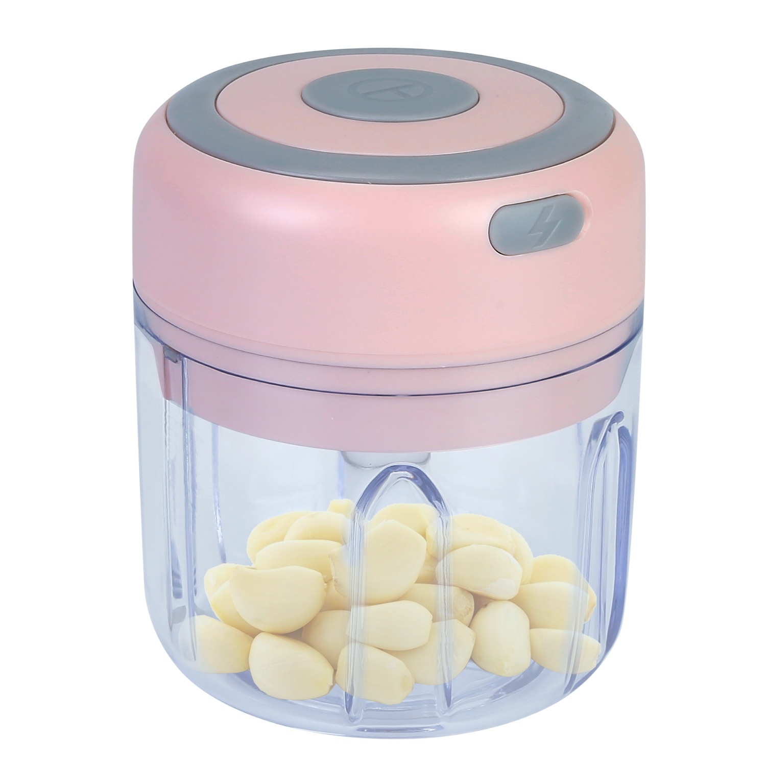 c113288e-7882-4a72-9588-abbf14246ff7.jpg Mini Electric Garlic Chopper 8.45OZ Cordless Garlic Mincer Food Chopper Rechargeable Food Blender Chili Nut Onion Pepper Meat Ginger Food - Image 1