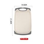 Wheat Straw Cutting Board Double-sided Cutting Board Three-piece Cutting Board - Image 6