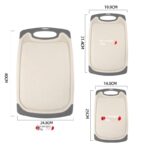 Wheat Straw Cutting Board Double-sided Cutting Board Three-piece Cutting Board - Image 8