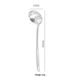 Thickened Long Handle Stainless Steel Soup Ladle Colander Cooking Small Spatula Slotted Turner - Image 7