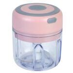 Mini Electric Garlic Chopper 8.45OZ Cordless Garlic Mincer Food Chopper Rechargeable Food Blender Chili Nut Onion Pepper Meat Ginger Food - Image 5