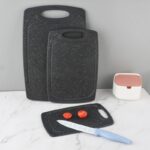 Wheat Straw Cutting Board Double-sided Cutting Board Three-piece Cutting Board - Image 3