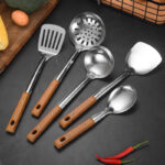 Stainless Steel Spatula Perforated Ladle Meal Spoon Stir-fry - Image 4