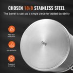 Stainless Steel Stockpot, 42 Quart Large Cooking Pots, Multipurpose Cookware Sauce Pot With Lid & Handle, Heavy Duty Commercial Grade Stock Pot, Sanding Treatment, For Large Groups Events Silver - Image 3